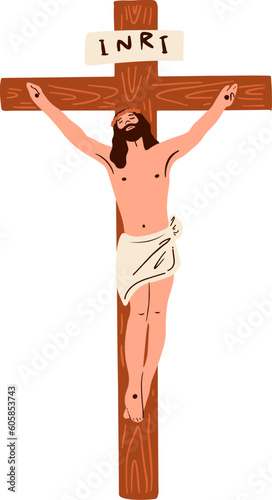 Crucifixion of Jesus Illustration