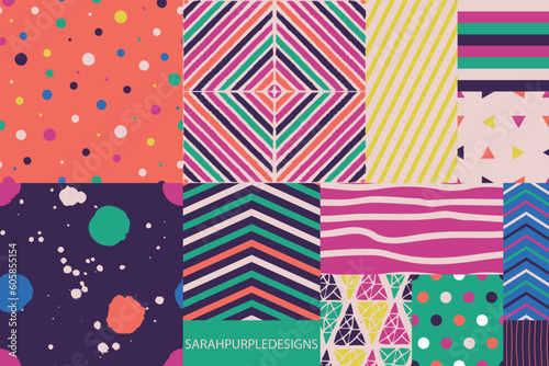 set of seamless patterns