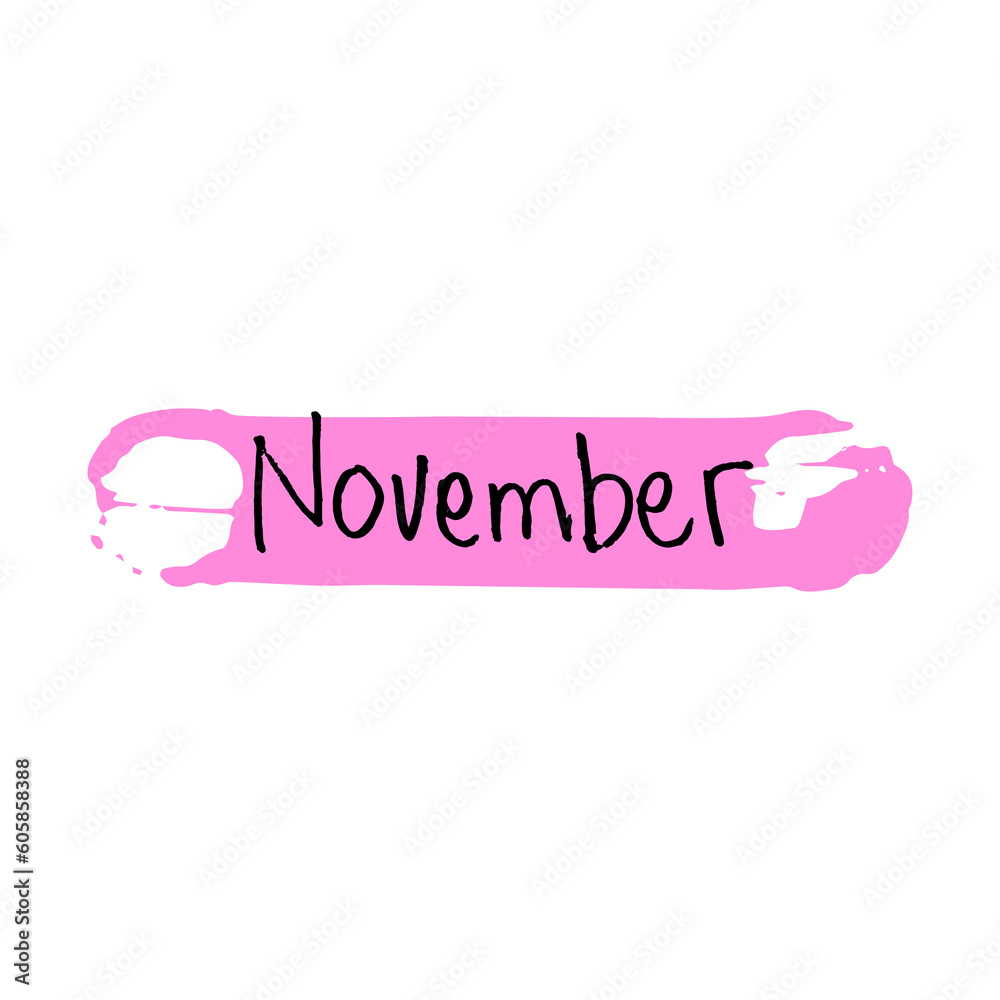 November label button element