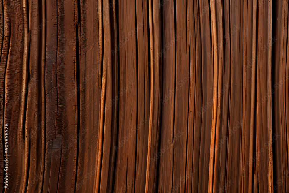Fototapeta premium Reclaimed Wood Texture - Eco-Friendly and Sustainable made with Generative AI