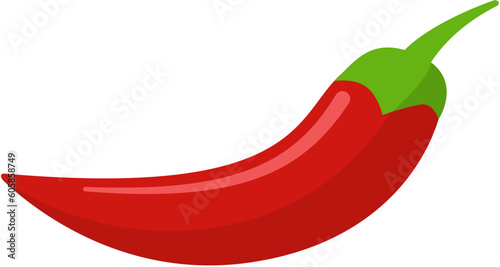 chili illustration icon. vector format file