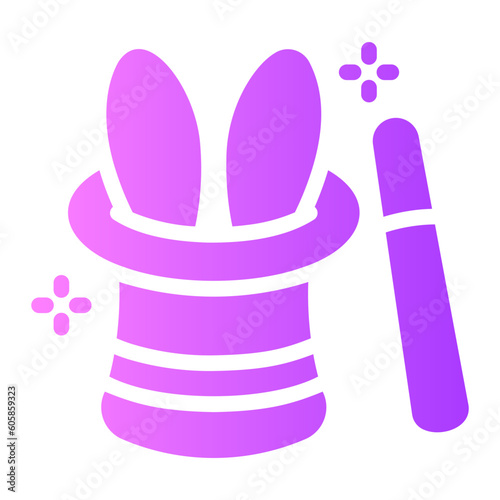magic trick Gradient icon