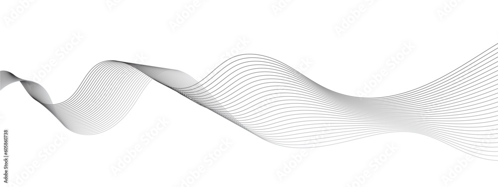 Abstract wave and curved blend lines on transparent background. Design for brochure, flyer, banner, template, wallpaper background and many more. Abstract wave and curved blend lines on transparent background. Design for brochure, flyer, banner, template, wallpaper background and many more.