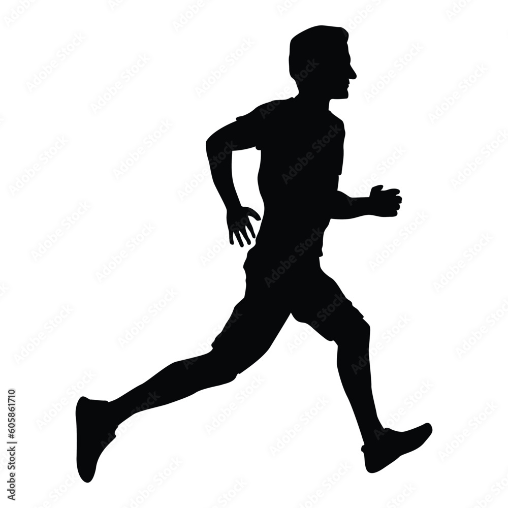 running man icon vector running man icon vector