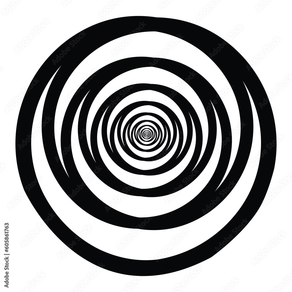 hypnotist circle icon vector i hypnotist circle icon vector i