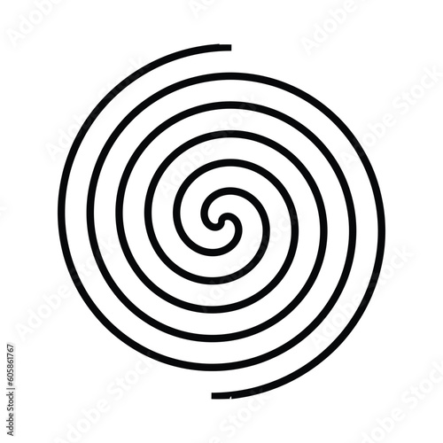 hypnotist circle icon vector i