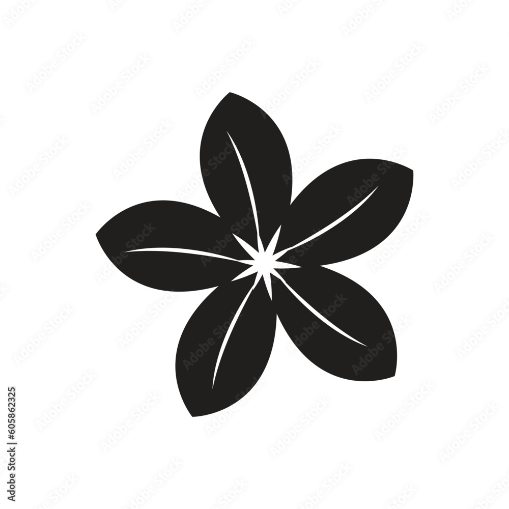 Fototapeta premium flower logo illustration vector design