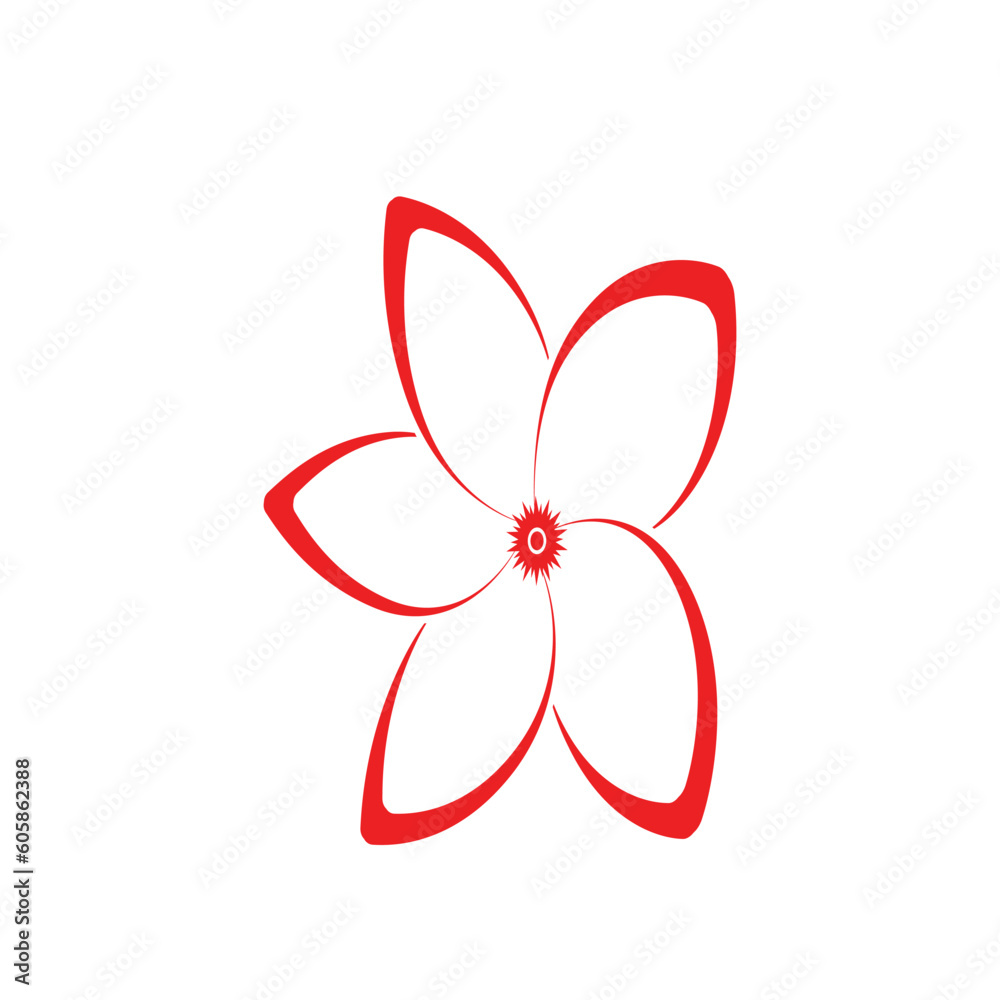 flower logo illustration vector design flower logo illustration vector design