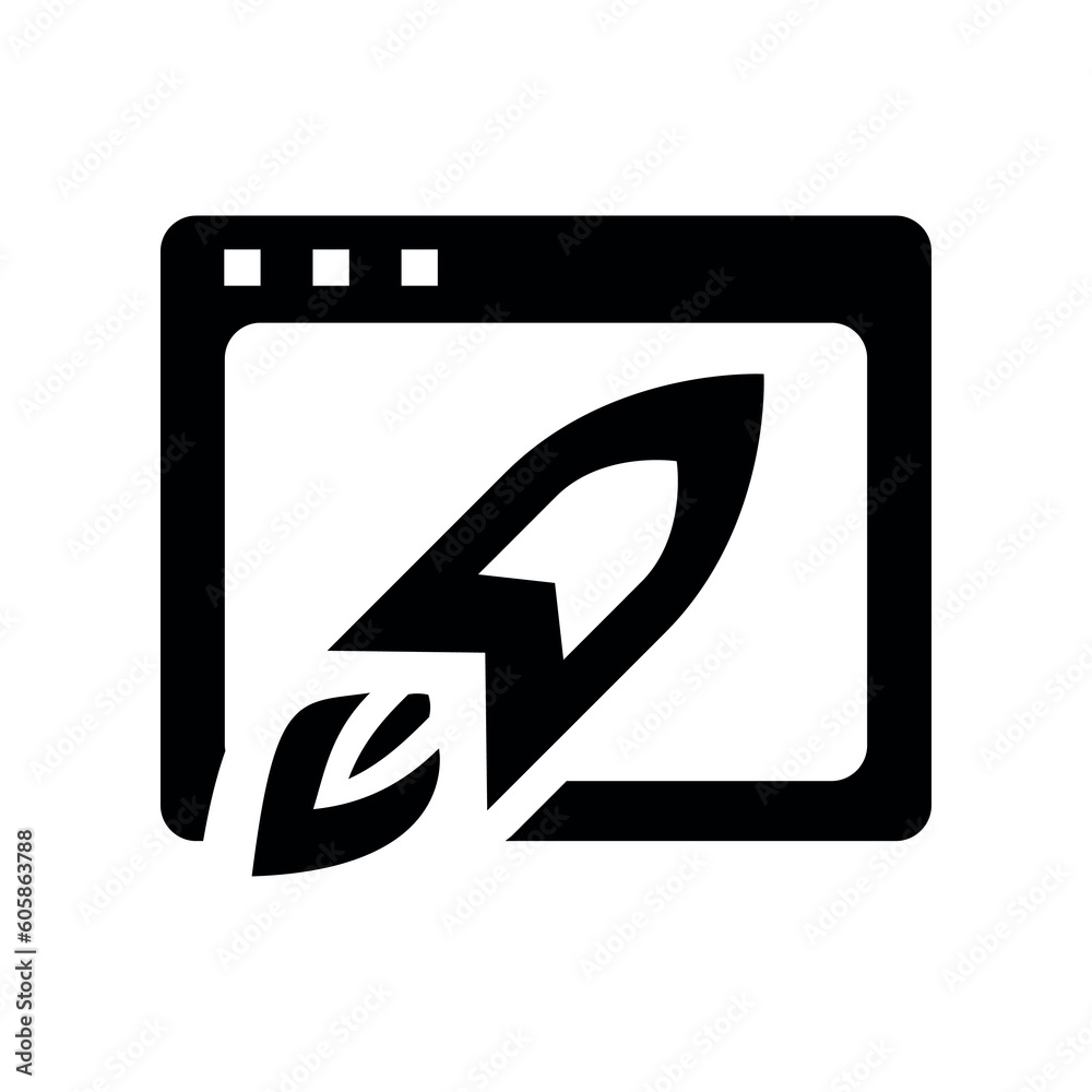 Website Optimization Flat Black Icon Isolate On White Background Vector Illustration | Seo Icons Website Optimization Flat Black Icon Isolate On White Background Vector Illustration | Seo Icons