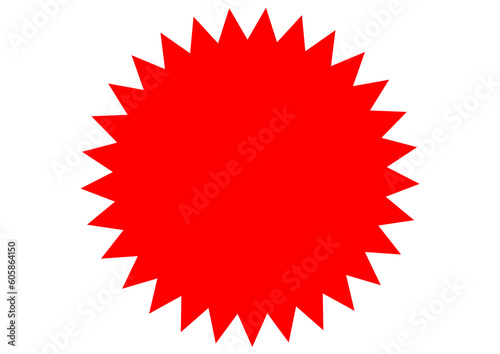 red star label