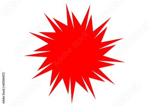 red star burst