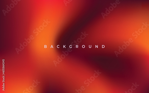 abstract gradation orange color background template, multicolor fluid wallpaper style vector graphic