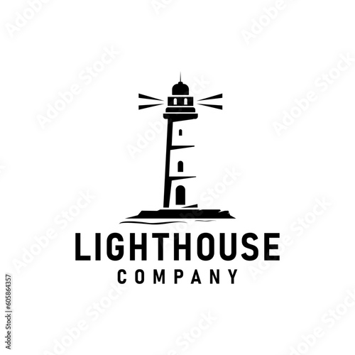Lighthouse vector for marine logo © Tomcat_std