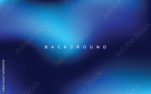 abstract gradation blue color background template, multicolor fluid wallpaper style vector graphic
