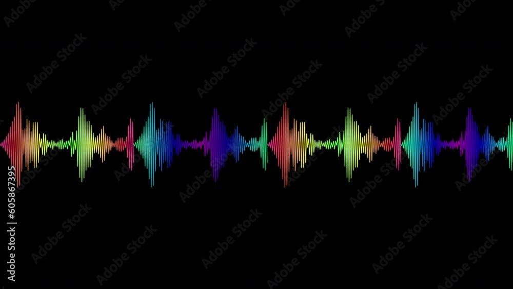 4k abstract music sound wave or audio wavefrom isolated on black background.Line digital minimalist voice and soundtrack wave equalizer.Shape line volume or speech symbol animated background. 4k abstract music sound wave or audio wavefrom isolated on black background.Line digital minimalist voice and soundtrack wave equalizer.Shape line volume or speech symbol animated background.