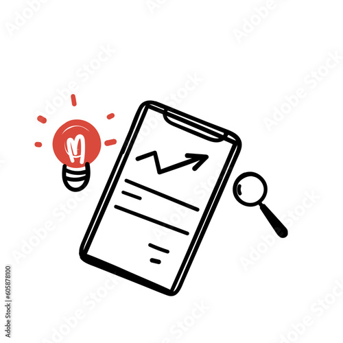 hand drawn doodle review audit document verification business