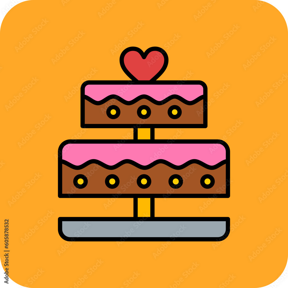 Wedding Cake Icon Wedding Cake Icon