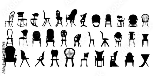 chair silhouettes © Dian