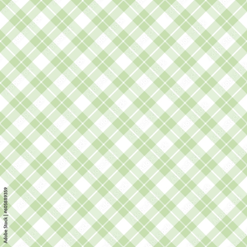 Seamless green and white tartan plaid pattern. Seamless green and white tartan plaid pattern.