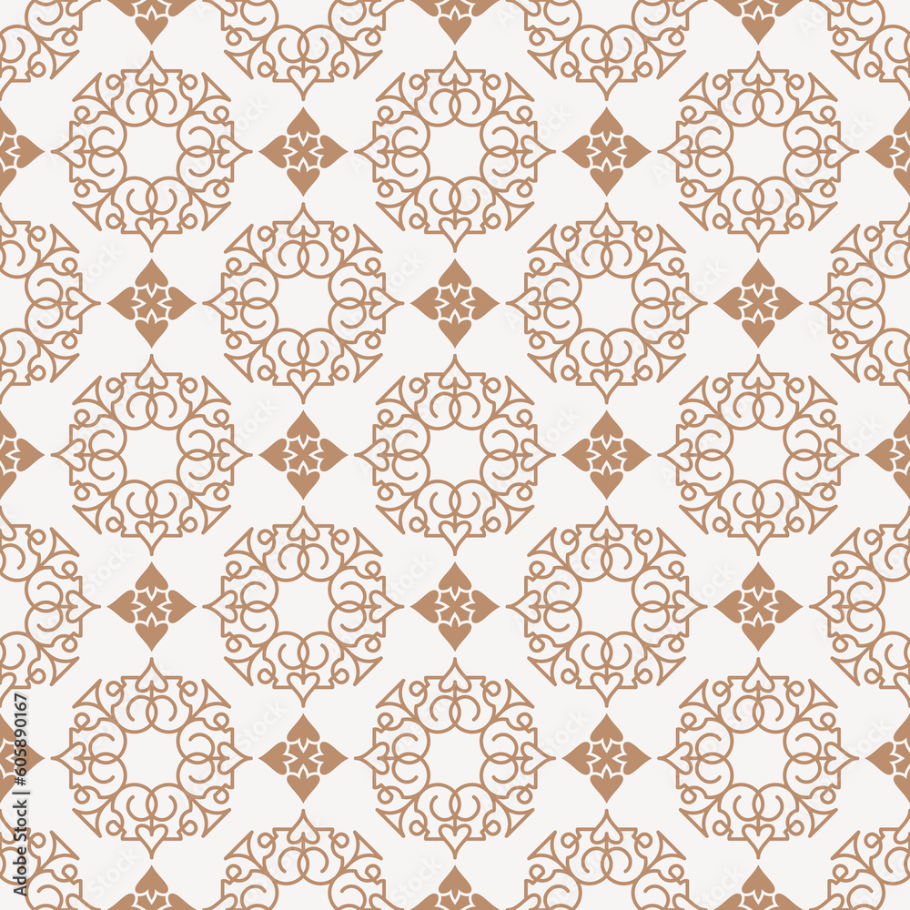 Editable Seamless ornamental Pattern Tile with Interlocking square Shape Stock Vector. use for laser cutting Editable Seamless ornamental Pattern Tile with Interlocking square Shape Stock Vector. use for laser cutting