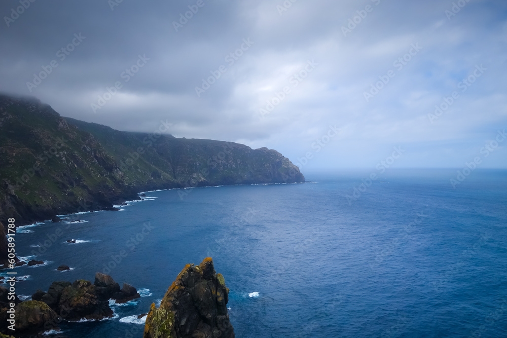 Fototapeta premium Cape Ortegal cliffs and atlantic ocean, Galicia, Spain
