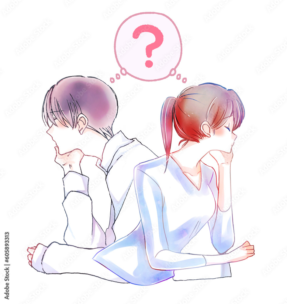 お互いの気持ちがわからない男女