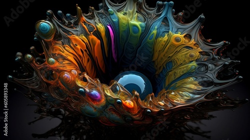 fractal burst background