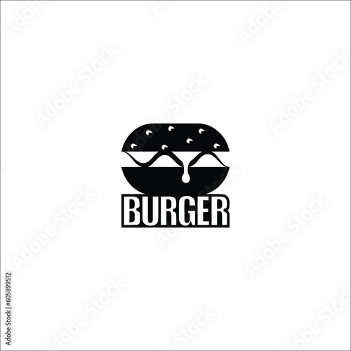 burger  restaurant vector logo template design