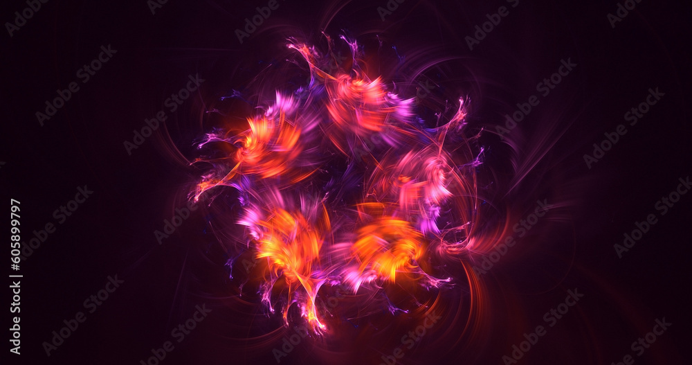 3D rendering abstract circle light background 3D rendering abstract circle light background