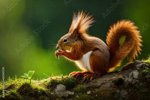 squirrel on the tree © Awais05