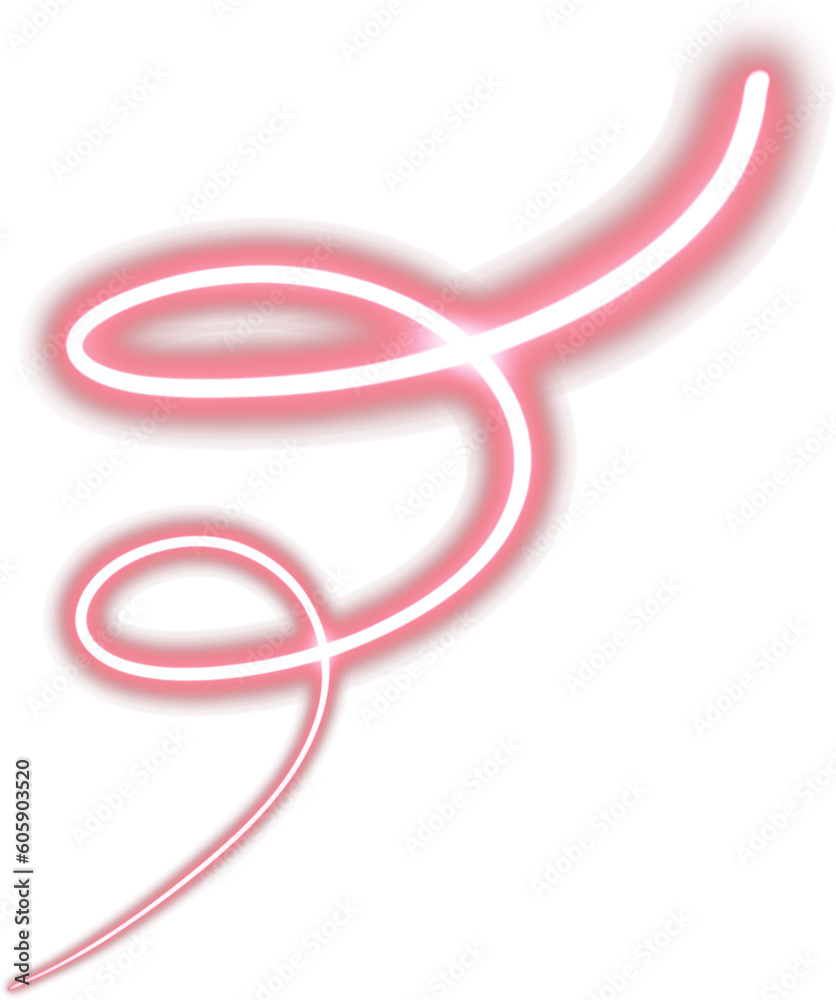 lighting lines curve and twirl. Neon design lighting lines curve and twirl. Neon design