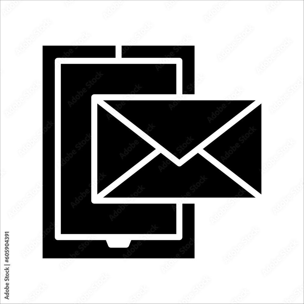 Solid vector icon for newsletter which can be used various design projects. Solid vector icon for newsletter which can be used various design projects.