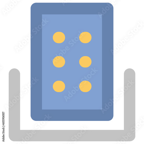 Bold line vector of a telephone 