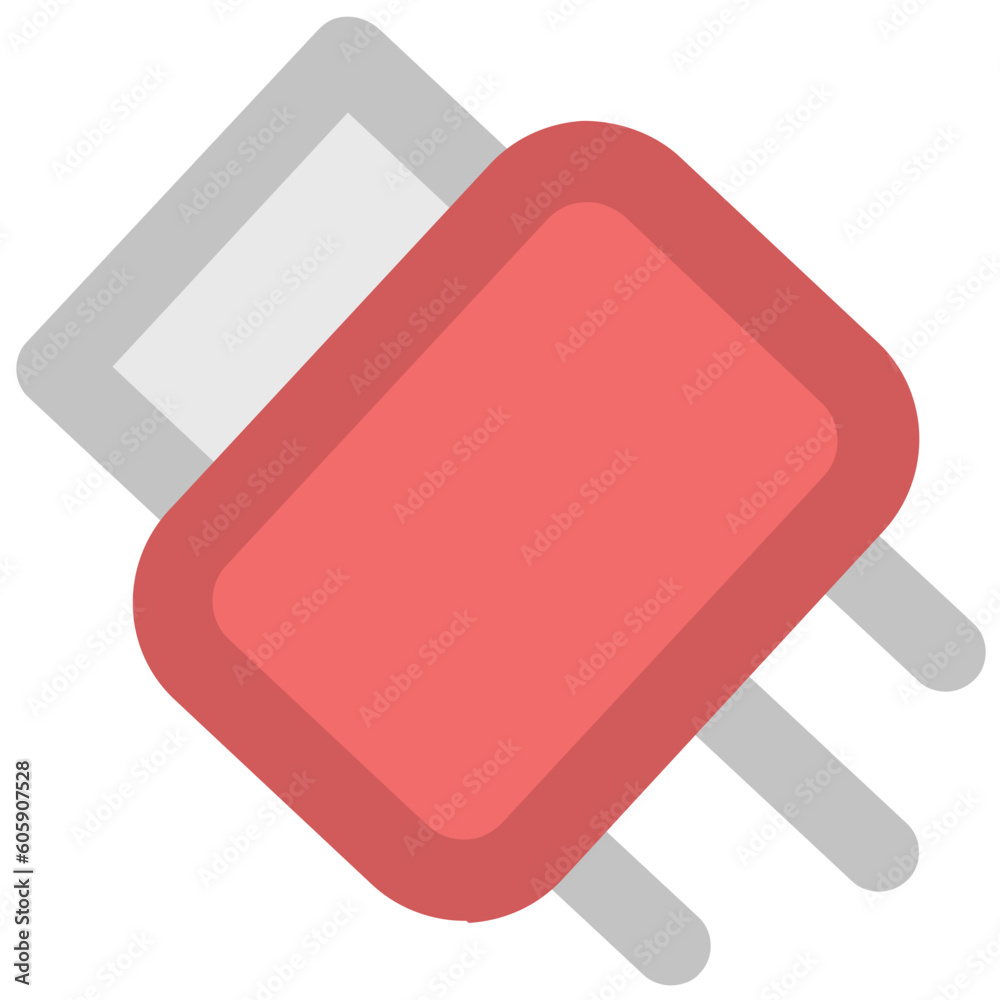 A socket bold line icon design A socket bold line icon design