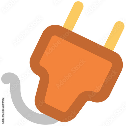 A socket bold line icon design 