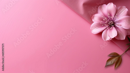 pink pastel with flower 4k wallpaper  © daratorn