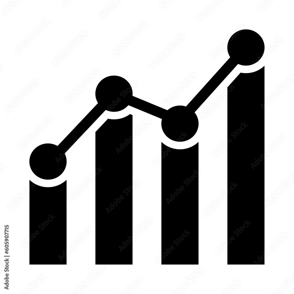 Financial earnings analytics chart or graph flat icon for and websites apps. Financial earnings analytics chart or graph flat icon for and websites apps.
