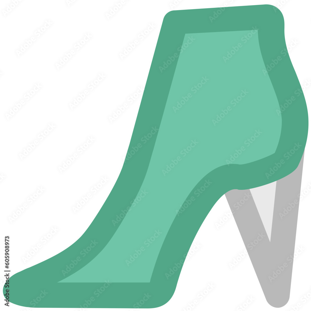 Women Ankle Boot Bold Vector Icon
Women Ankle Boot Bold Vector Icon