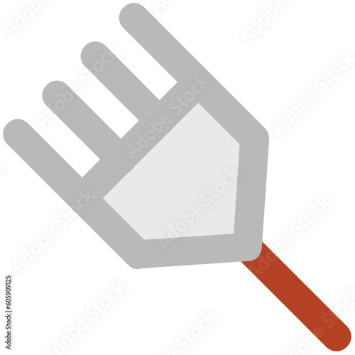 A tinting brush bold line icon