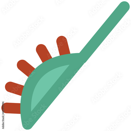 A tinting brush bold line icon