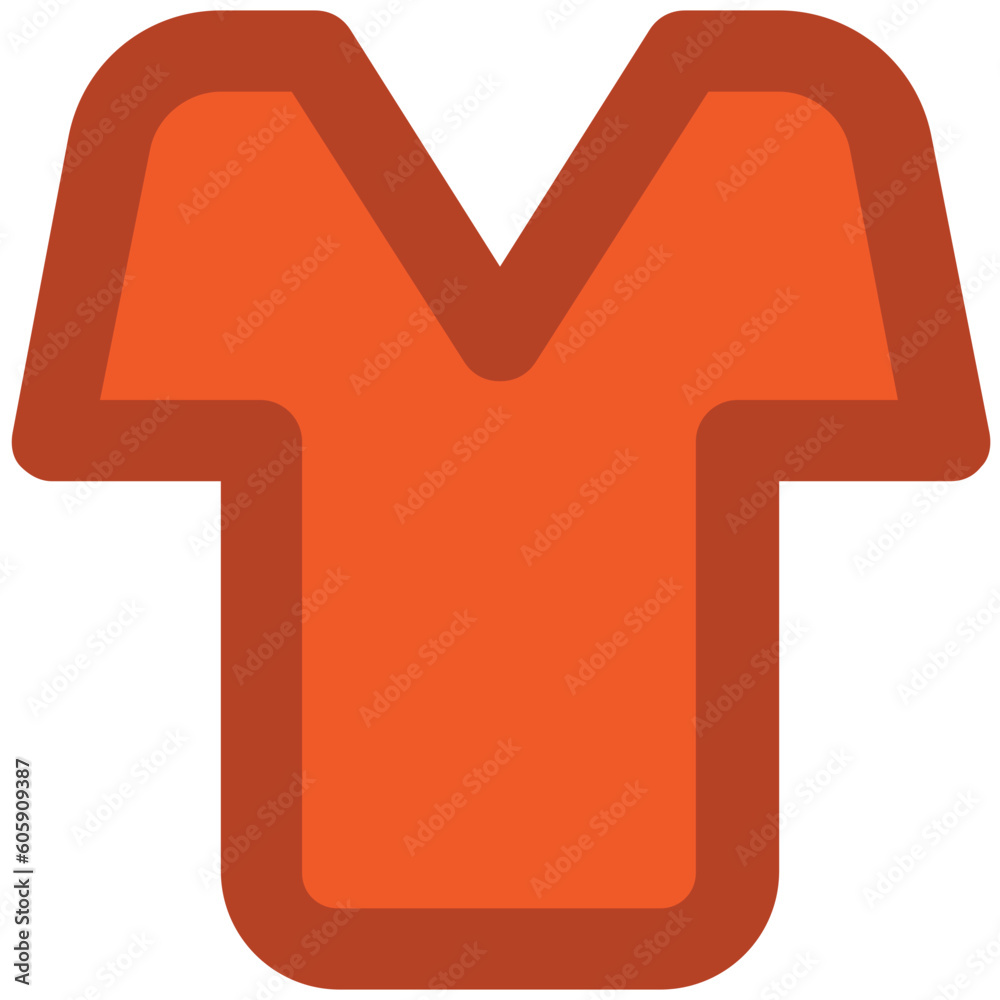 Line icon of ladies blouse, trendy vector Line icon of ladies blouse, trendy vector