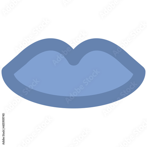 Women lips bold line icon