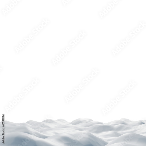 Vector snowfall isolated. Winter background. Snow overlay. Snowflakes, ice and snow landscape.