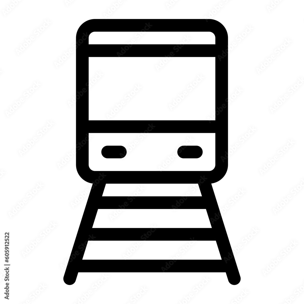 train line icon train line icon
