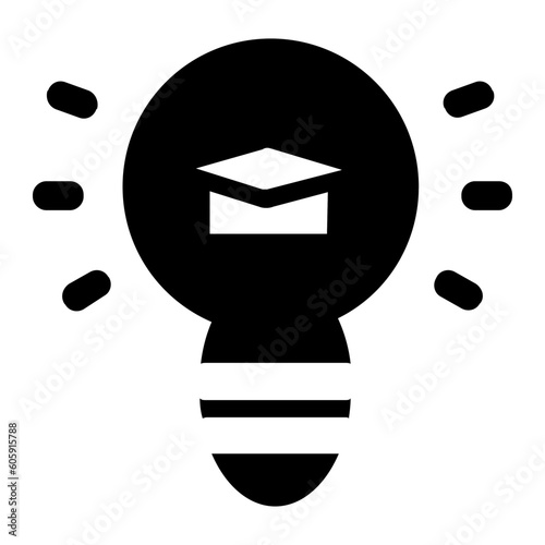 The Idea icon represents creativity or innovation, commonly used in brainstorming or idea-sharing apps