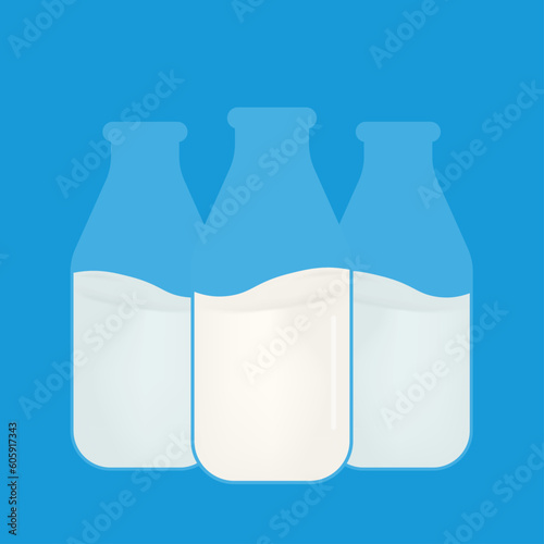 milk bottles