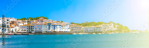 Panorama of the former fishing village of the beautiful city of Cadaque