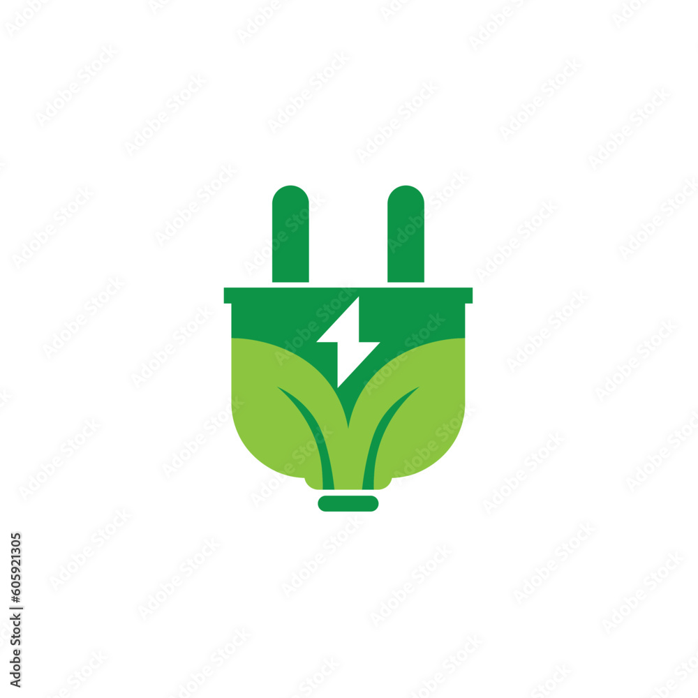 green energy logo eco technology electric nature power vector symbol green energy logo eco technology electric nature power vector symbol