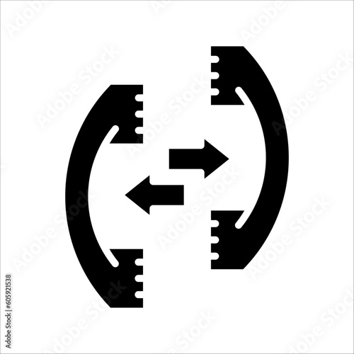 Solid vector icon for call redirect which can be used various design projects.