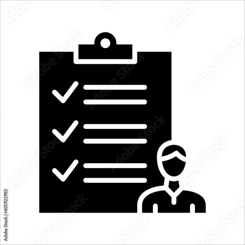 Solid vector icon for employee benefits which can be used various design projects.